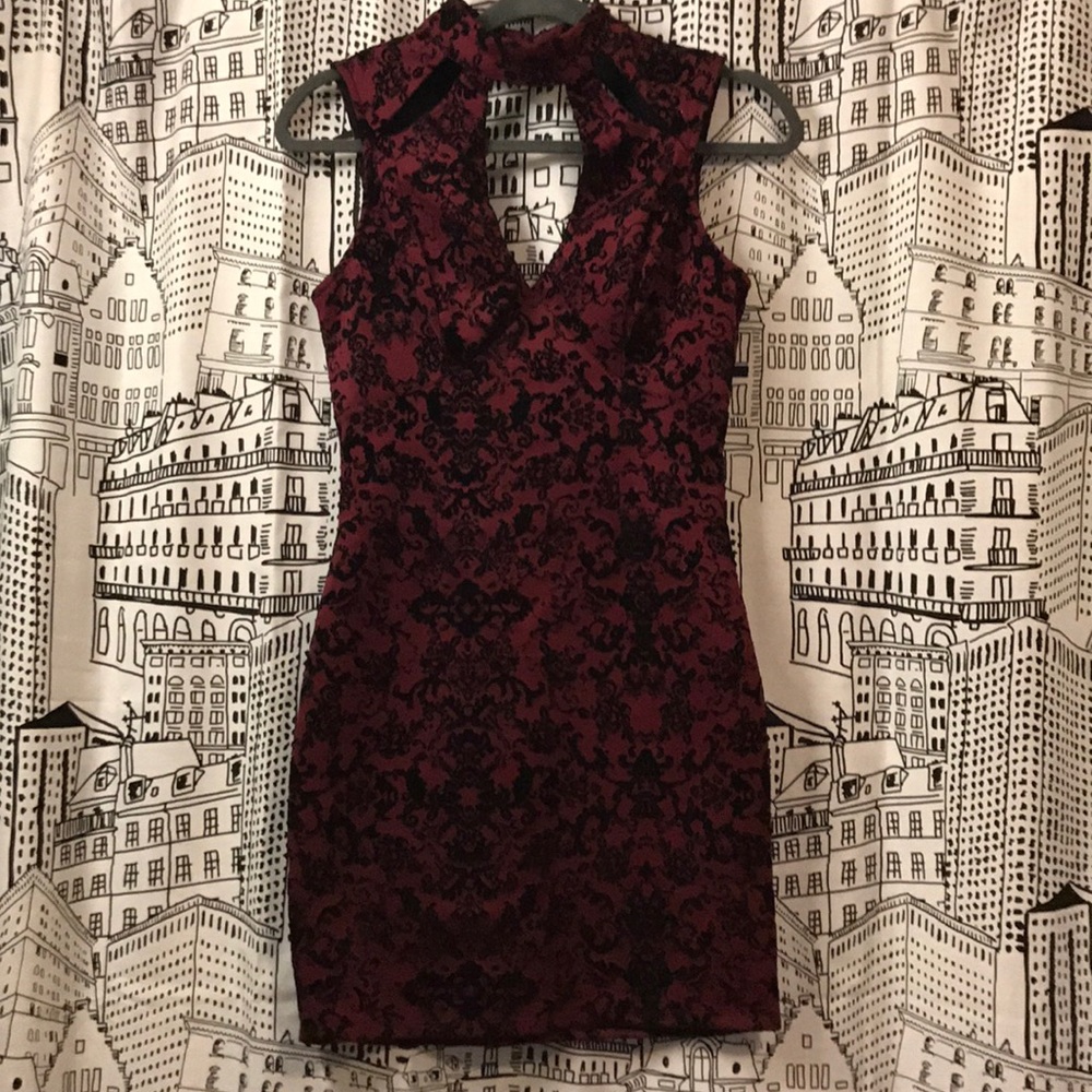 Red Bodycon Mini Dress